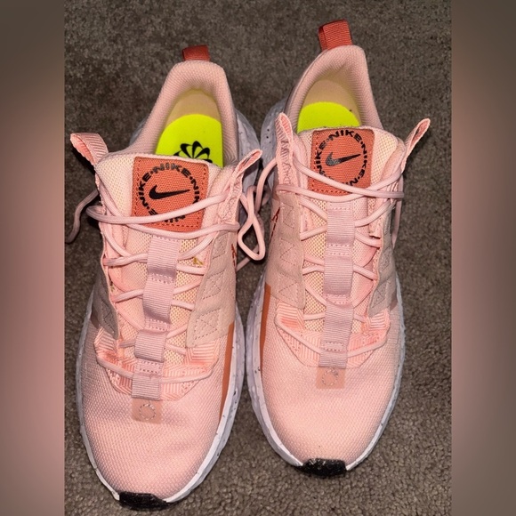 Nike Shoes - Nike Crater Impact Pink White Athletic Shoes Sneakers CW2386-
602 Women Size 8